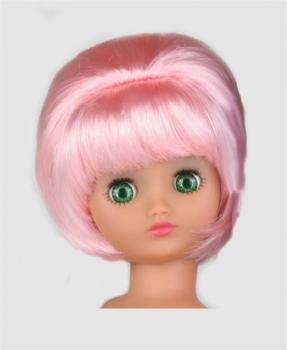 Horsman - Rini - Wig - Rini - Short & Sassy - Light Pink - Perruque
